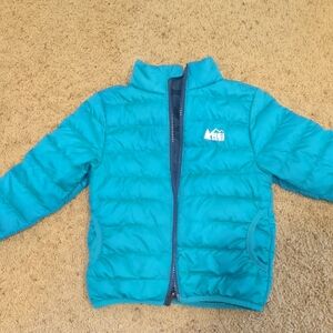 REI Teal Kids Puffer Jacket